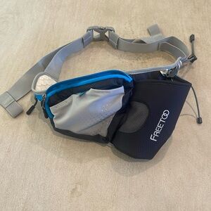 FREETOO Lightweight Hydration Belt with 28oz Bottle Holder for Runners, Hiking